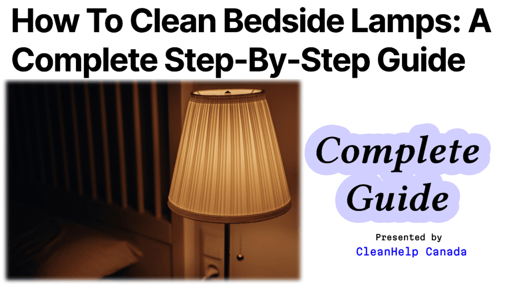 blog image about cleaning bedside lamp